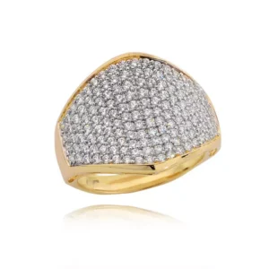 Stylowy pierścionek o eleganckiej i kobiecej formie.