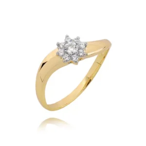 Ponadczasowy pierścionek o luksusowym wyglądzie.