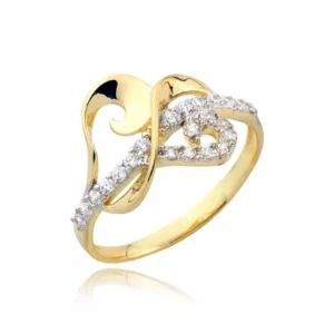 Elegancki pierścionek będący doskonałym dodatkiem do stylizacji.