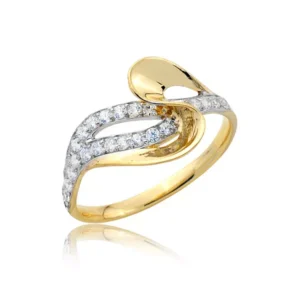 Złoty pierścionek stworzony z myślą o codziennym komforcie.