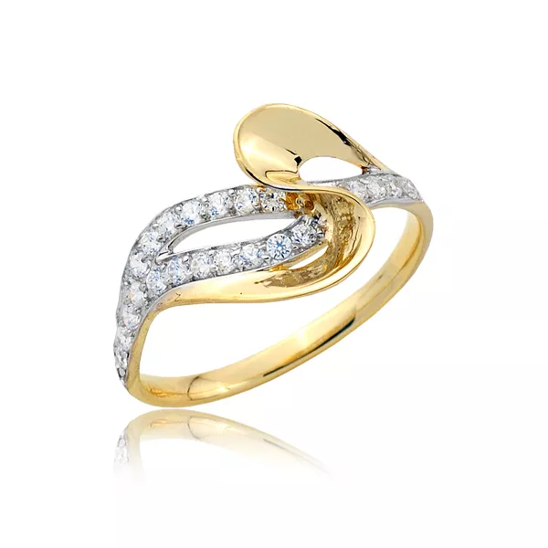 Złoty pierścionek stworzony z myślą o codziennym komforcie.