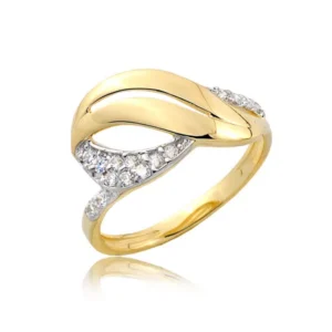 Klasyczny pierścionek idealny na każdą okazję.