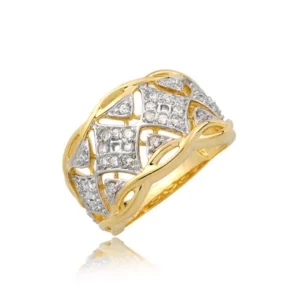 Elegancki pierścionek będący doskonałym dodatkiem do stylizacji.