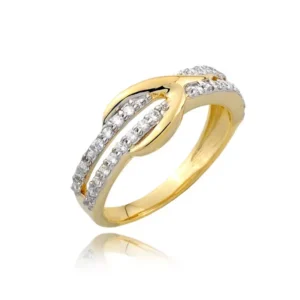 Złoty pierścionek stworzony z myślą o codziennym komforcie.