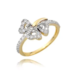 Ponadczasowy pierścionek o luksusowym wyglądzie.