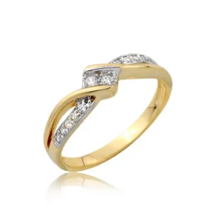 Złoty pierścionek stworzony z myślą o codziennym komforcie.