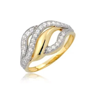 Klasyczny pierścionek idealny na każdą okazję.