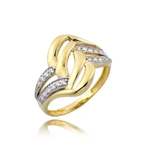 Stylowy pierścionek o eleganckiej i kobiecej formie.