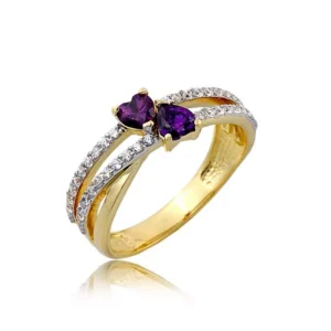 Złoty pierścionek stworzony z myślą o codziennym komforcie.