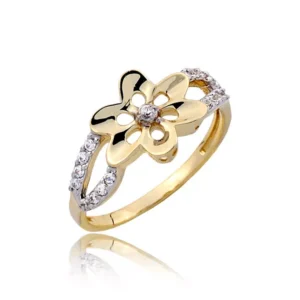 Elegancki pierścionek będący doskonałym dodatkiem do stylizacji.