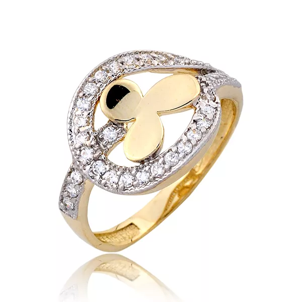 Złoty pierścionek stworzony z myślą o codziennym komforcie.