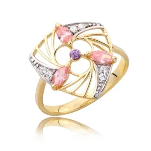 Ponadczasowy pierścionek o luksusowym wyglądzie.