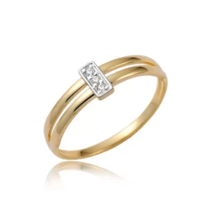 Stylowy pierścionek o eleganckiej i kobiecej formie.