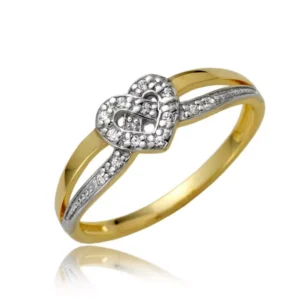 Stylowy pierścionek o eleganckiej i kobiecej formie.