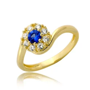 Ponadczasowy pierścionek o luksusowym wyglądzie.