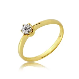 Złoty pierścionek stworzony z myślą o codziennym komforcie.