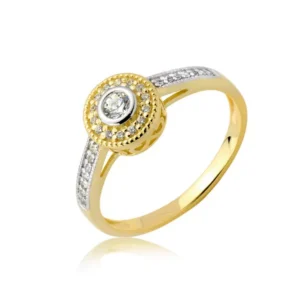 Elegancki pierścionek będący doskonałym dodatkiem do stylizacji.