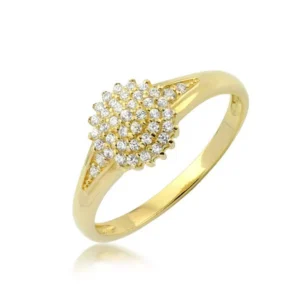 Złoty pierścionek stworzony z myślą o codziennym komforcie.