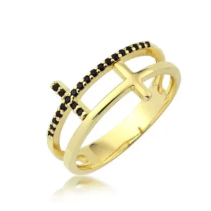 Ponadczasowy pierścionek o luksusowym wyglądzie.