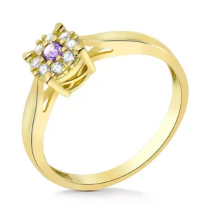 Złoty pierścionek stworzony z myślą o codziennym komforcie.