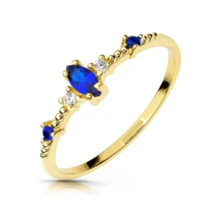 Klasyczny pierścionek idealny na każdą okazję.