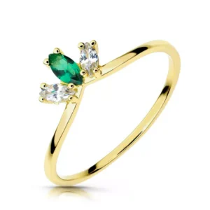 Złoty pierścionek stworzony z myślą o codziennym komforcie.