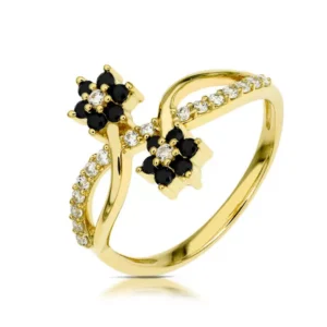 Ponadczasowy pierścionek o luksusowym wyglądzie.