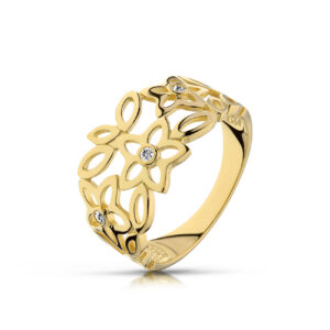 Elegancki pierścionek będący doskonałym dodatkiem do stylizacji.