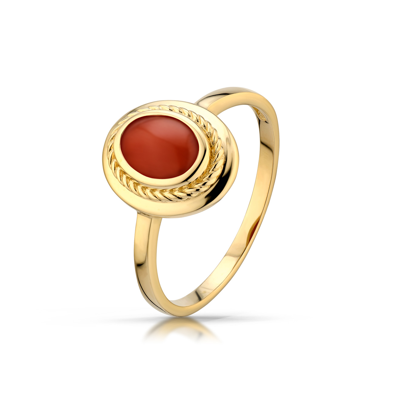 Złoty pierścionek stworzony z myślą o codziennym komforcie.