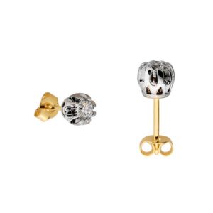 Uniwersalne kolczyki złote o eleganckim wykończeniu.