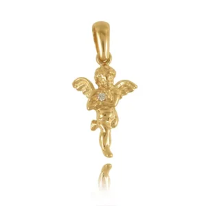 Elegancki wisiorek wykonany ze złota.