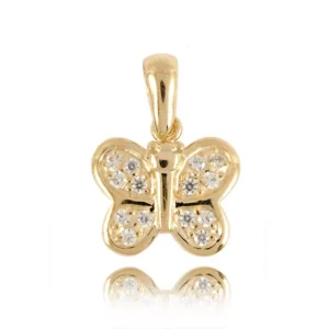 Elegancki wisiorek wykonany ze złota.