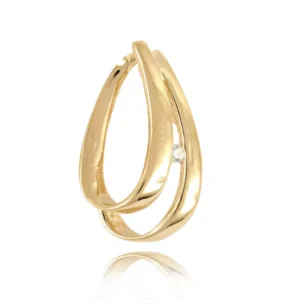 Klasyczny wisiorek ze złota o ponadczasowej formie.