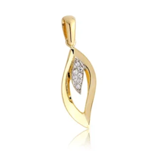 Złoty wisiorek w wersji premium.