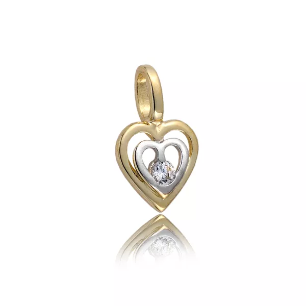 Złoty wisiorek wykonywany specjalnie na zamówienie.