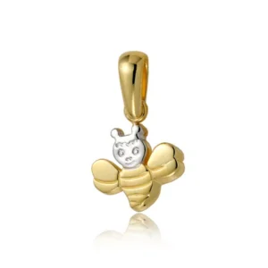 Personalizowany wisiorek ze złota.