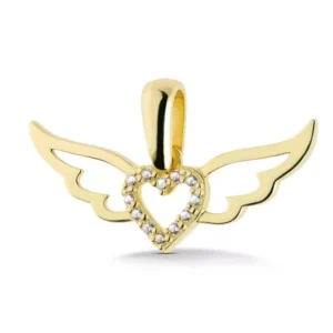 Delikatny wisiorek ze złota.