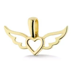 Elegancki złoty wisiorek na zamówienie.