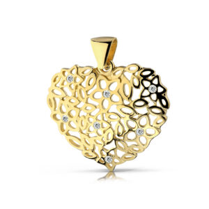 Klasyczny wisiorek ze złota o ponadczasowej formie.