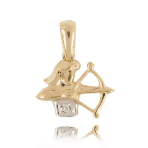 Personalizowany naszyjnik z motywem zodiaku.