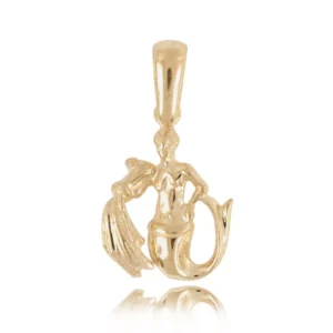 Złoty symbol zodiaku tworzony indywidualnie na zamówienie.