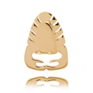 Złoty symbol zodiaku wykonywany na indywidualne zamówienie.