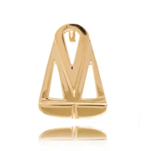 Personalizowany znak zodiaku ze złota w trzech kolorach.